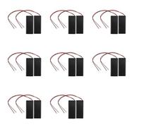 Tuminfar 16 Pcs 2xAAA 3V Support de Batteries Porte-Pile A Fil A/du Commutateur M Couvercle