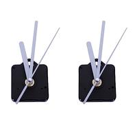 Tuminfar 2X Horloge Murale A Quartz Pieces de Mecanisme D'Horloge DIY de Mouvement Mouvement D'Horloge Murale Montre A Quartz Blanc Suspendu Classique