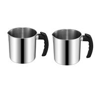Tuminfar 2X Pot de Coulée de Fabrication de Bougies, Pot de Fonte de Cire à Double Chaudière de 44 Oz