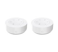 Tuminfar 2X Tuya Zigbee Bouton Intelligent Bouton Commutateur de Scène Sans Fil Autocollant Aléatoire Commutateur de Scène de Gradation de Maison Intelligente