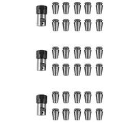 Tuminfar 30 Pcs Er16 Ressort Collet Arbre de Moteur 8 mm Extension Rod Support Cnc Fraisage Outil de Gravure Machine