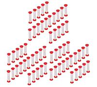 Tuminfar 30 Sec Sablier Minuterie Sablier Horloge Sablier Compte à Rebours en Vrac Jouet Ensemble Minuteries Pack de 60 (Sable Blanc)