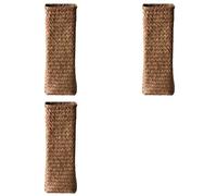 Tuminfar 3X Vase à Fleurs en Rotin Paniers en Bambou Décoration Vases Fleur Corbeille de Fruits Vase à Fleurs Vases Hauts pour la Décoration Intérieure Marron