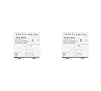 Tuminfar 4X Module de Commutateur de Lumière Intelligent Zigbee 4CH AC 85-250V RF433 Recevoir Des Relais 10A Fonctionnent avec L'Assistant, Tuya Life