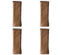 Tuminfar 4X Vase à Fleurs en Rotin Paniers en Bambou Décoration Vases Fleur Corbeille de Fruits Vase à Fleurs Vases Hauts pour la Décoration Intérieure Marron
