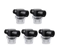 Tuminfar 5X Filtre de CréPine de Pompe à Eau, CréPine de Rechange pour Tuyau Torsadé 1/2 Pouces Compatible avec les Pompes ou Pompes