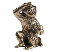 Tuminfar Bronze Mini Singe Statue Singe Statue Paysage Les Accessoires, Table à Thé, Bureau Antique Articles en Bronze