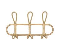 Tuminfar Crochets Muraux en Rotin - Cintre Décoratif pour Chambre d'enfant, Organisateur de Vêtements et de Chapeaux, Support de Rangement Suspendu pour Vêtements d'enfants A