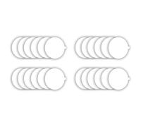 Tuminfar Disques Recharge pour PièGe à Puces, Planches Colle Remplacement, Paquet 24, 7,1 Pouces, Convient à la Plupart des ModèLes PièGes à Puces à DôMe Collant pour Punaises Lit