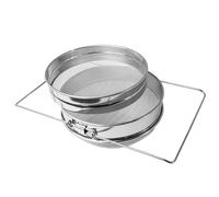 Tuminfar En Acier Inoxydable Miel Passoire Double Tamis Fragment de Miel Passoire D'Extraction de Miel Équipement pour 5 Gallons Seau Miel