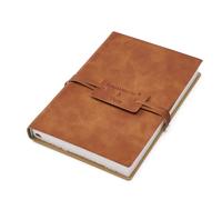 tumuarta Deckle Edge Carnet de croquis en papier aquarelle 100 % coton vintage en cuir, 300 g/m², sans acide, 24 feuilles faites à la main pour techniques mixtes (15,2 x 10,2 cm)
