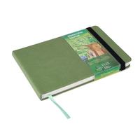 tumuarta Journal aquarelle, 14 x 21 cm, 300 g/m², 25 % coton, presse à froid, 24 feuilles, 48 pages, carnet de croquis en papier aquarelle pour une utilisation comme bloc-notes de voyage pour supports
