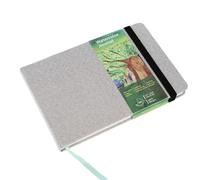 tumuarta Journal aquarelle, 300 g/m², 14 x 21 cm, papier 25 % coton, presse à froid, 24 feuilles, sans acide, carnet de croquis en papier aquarelle pour une utilisation comme bloc de support mixte