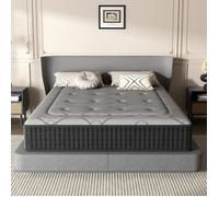 TUNCCO Matelas à Ressorts 160x200cm, 30cm Épaisseur, Matelas Mousse à mémoire de forme