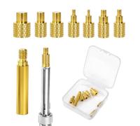 Tunejoy Pointes de Fer à Souder pour Inserts Filetés M2/M2,5/M3/M4/M5/M6/M8 Panne de Fer à Souder en Laiton pour Composants D'Impression 3D 8 Stück