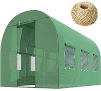 Tunnel de jardin 2x3m 6m2 Plonos