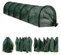 Tunnel de jardin, housse de protection pour plantes résistante aux UV, protection contre les intempéries, couleur verte, dimensions : 300 x 45 x 45