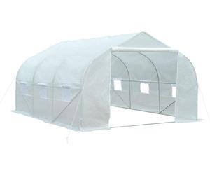 Tunnel de jardin - Mini-serre - Serre - Tunnel à légumes - Maison de plantes - Grand format 4,5 x 3 x 2 mètres