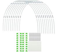 Tunnel en fibre de verre pour jardinières surélevées | Ces arches de tunnel flexibles en fibre de verre offrent une protection stable pour vos plantes dans le parterre surélevé.