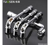 TUOSEN oudée à Perforation de tuyau de Type L, Double tête, manchon à douille hexagonale extérieure, clé pour enlever l'écrou de vis de fixation 17mm