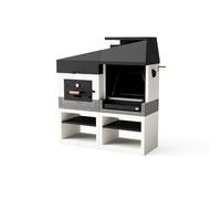 TUOZI - Cuisine extérieure Kitaway Otte Barbecue + Four, Grill Argentin - 168 x 63 x 192 cm