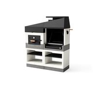 TUOZI - Cuisine extérieure Kitaway Otte Barbecue + Four, Grill Argentin - 168 x 63 x 206 cm