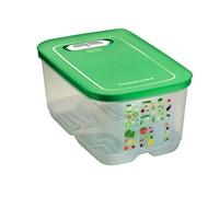 Tupperware Boîte VentilOfrais 4,4 L - Conservation Fruits et Légumes Longue Durée - Ventilation Ajustable 3 Positions - Plastique Sans BPA - 28,3 x 18,8 x 13,4 cm - Compatible Lave-Vaisselle