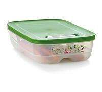 Tupperware Boîte VentilOfrais Basse 1,8 L - Conservation Fruits et Légumes Longue Durée - Système Ventilation 3 Positions - Compatible Lave-Vaisselle - Idéal Famille Cuisine Maison Qualité
