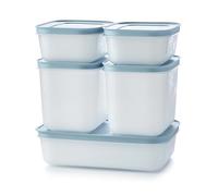 Tupperware Essentials Freezer Mates Kit de démarrage 5 pièces - Boîte de rangement - Gagnez du temps et de l'énergie - Congélation rapide, sans gel et hermétique - Restez organisé - Idéal pour la