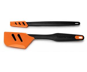 TUPPERWARE Grattoir Top-Schaber noir-orange D167 + petit grattoir Top-Schaber D78