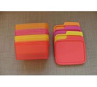 Tupperware Keep Tab Boîtes de Conservation Plastique, 500 ml, Lot de 4, Multicolore (TUP _ B01aqew3j0)
