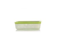 Tupperware Lot de 2 boîtes pour congélateur, 1 l, vert/blanc, plat, cristal de glace