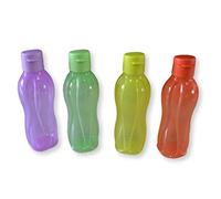 Tupperware - Lot de 4 bouteilles Aquasafe avec bouchon sport 500 ml