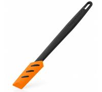 Tupperware Petit Grattoir Spatule à Pâte Noir et Orange - Silicone Souple | Racler les Bols et Récupérer la Pâte sans Perte, Prise en Main Directe, Silicone Souple, Lave-Vaisselle