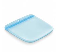 Tupperware Sac Silicone Slim 980 ml Réutilisable - L 18,7 x l 18,4 cm | Conservation et Congélation - Fermeture Zip Étanche - Fenêtre Transparente - Silicone 980 ml - Lave-Vaisselle
