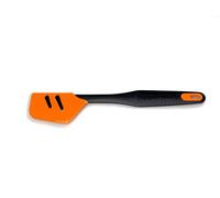 Tupperware Spatule en Silicone Platine 29,4 Cm - Racler et Melanger Sauces Pates et Cremes sans Residus - Tete Double Face Flexible - sans Bpa Resistant 100°C - Manche Pbt Perforé