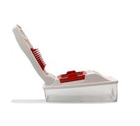 Tupperware Super Dicer Hachoir Alimentaire Coupe Légumes Fruits - Pression Facile Poignée Ergonomique - Base 875 ml Antidérapante - Plastique - 26x8,5 cm - Cuisine Pratique Qualité Professionnelle