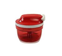 Tupperware SuperSonic Chopper Compact Hachoir Manuel Cuisine - Mixer Hacher Concasser Broyer 3 Lames Tranchantes - 288 Coups Couteau 15 Secondes - Plastique H9,3cm - Idéal Famille Maison