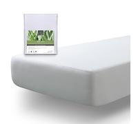 Tural Alèse Imperméable pour Matelas Aloe Vera | Drap Housse Ajustable | Bouclette Coton Blanc | 180x190/200 cm