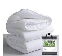 Tural Couette 220 x 220 cm avec Traitement Aloe Vera Rembourrage en Fibre 300 g/m² Doux Respirant Certifié Oeko-Tex Blanc Lit de 150 cm