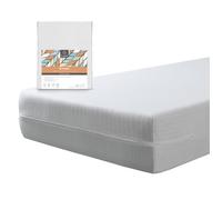 Tural Housse de Matelas 140x190-200 cm - Extra élastique, respirante en coton, anti-acariens, fermeture éclair
