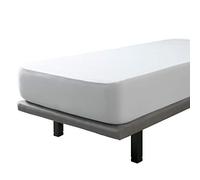 Tural Protège Matelas 180x200cm Molton Coton Brossé Certifié Oeko-TEX Imperméable et Respirant Blanc