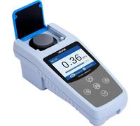 Turbidimètre, plage de mesure 01000 NTU, conforme à la norme ISO 7027, turbidimètre portable à lumière rouge, lecture rapide, avec solutions d'étalonnage, flacons d'échantillonnage et mallette de tran