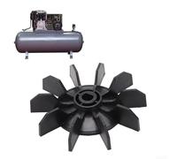 Turbine de ventilateur de compresseur d'air de rechange pour systèmes de moteur linéaire - Alésage d'arbre de 14 mm - Diamètre extérieur : 135 mm - Trou de type D - Plastique ultra silencieux - Flux