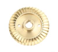 Turbine en laiton robuste pour pompes auto-amorçantes, design double face en cuivre pour eau sale - OD78 mm DI 12 mm de rechange (OD66 mm ID 12 mm)