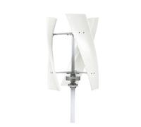 Turbine éolienne verticale 5000/8000W 12/24/48V, générateur électrique domestique, Maglev Permanent avec MPPT(White,24V,8KW)