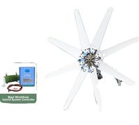 Turbine, Générateur éolien, Utilisation efficace de l'énergie, Contrôle hybride LCD, 3000W, 24V