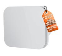 Turbionaire TREND 120 SWM Ventilateur Silencieux de Salle de Bain 120mm, Clapet anti-retour, IPX4, Garantie 3 ans, Contre l'Humidité et la Moisissure, Facile à installer