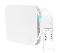 Turbionaire Trend Plus 150 mm Ventilateur, Extracteur de Salle de Bain, Télécommande, 7 Vitesses + Boost, Minuteur, 30dB, Max. 6.5 W, Multifonction, Garantie 3 Ans, Contre l'Humidité et la Moisissure