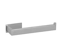 Turbo-Loc® Genova Porte-Serviettes Mural Décoratif en Acier Inoxydable pour Serviettes sans Perçage Idéal pour Salle de Bain Ou WC d'Invités, Anti-Rouille, (L X H X P) : 19,4 X 4,4 X 7,6 Cm